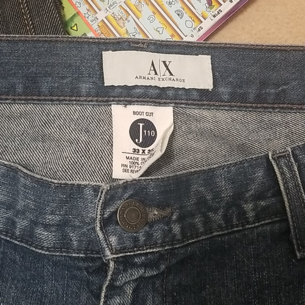 33x32 ARMANI EXCHANGE BLUE JEANS
